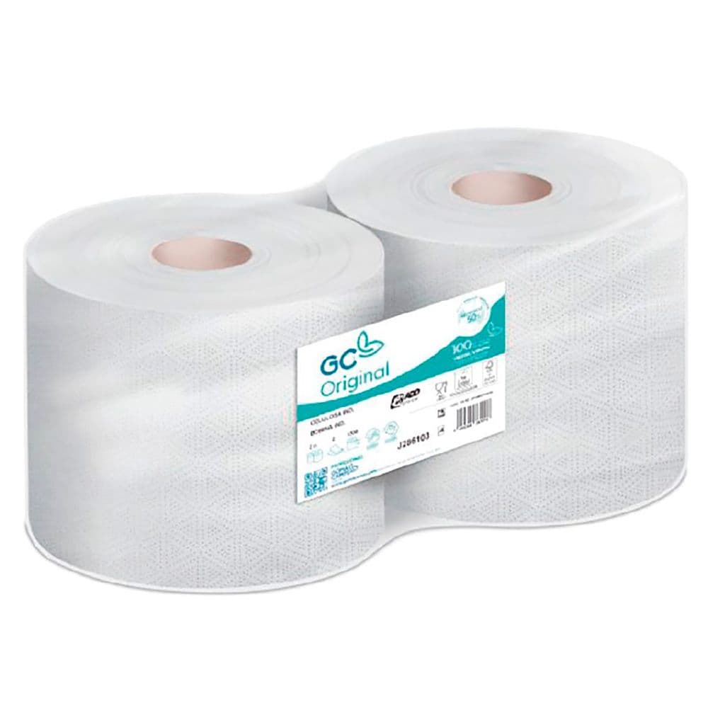 BOBINA PAPEL INDUSTRIAL 450 m 2 uds