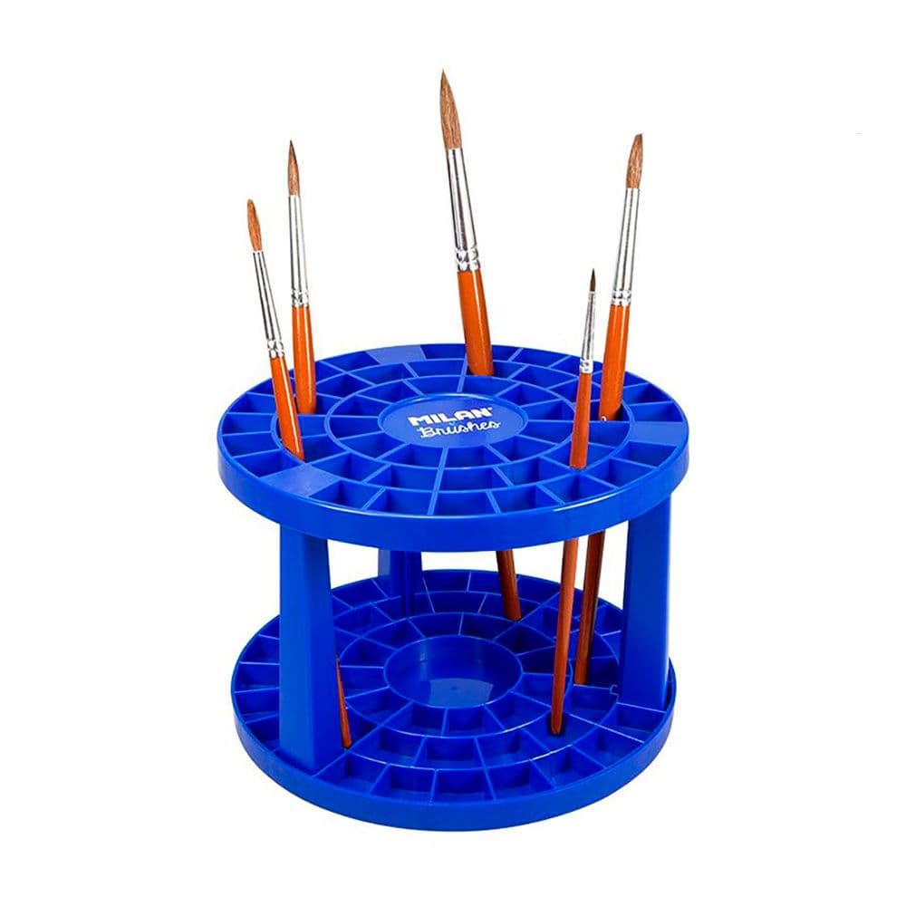 SOPORTE PARA PINCELES CON 49 AGUJEROS