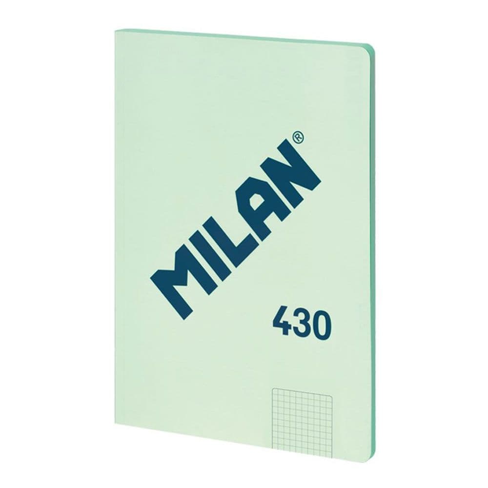CUADERNO A4 CUADRICULADO ENCOLADO VERDE
