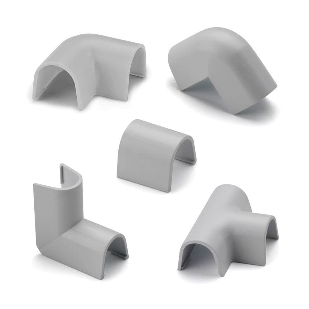 ENLACES SURTIDOS PARA CABLEFIX GRIS METALIZADO 2201, BLISTER 10 unidades