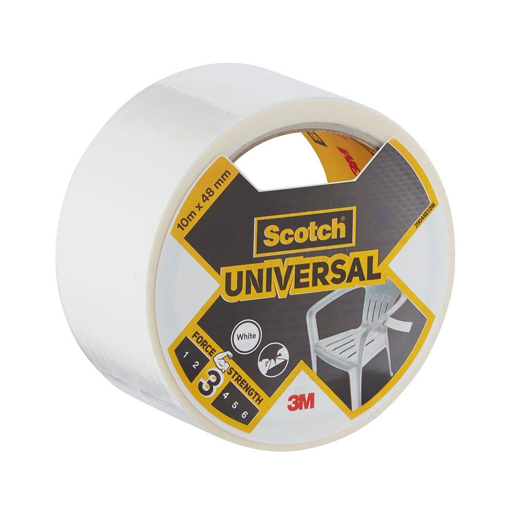 CINTA AMERICANA UNIVERSAL 3 - BLANCA 48 mm x 10 m