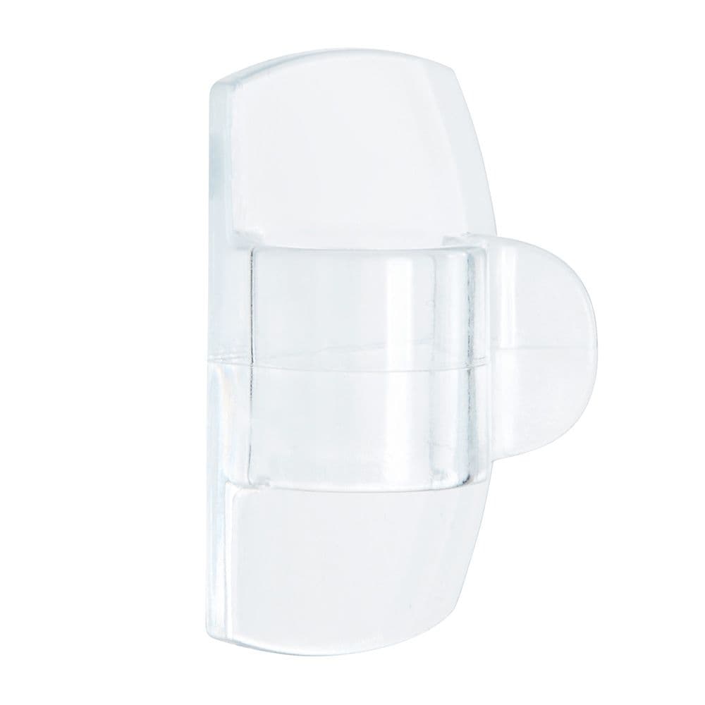 COMMAND CLIPS REDONDOS PARA CABLES, TRANPARENTES, 19 x 32 x 13 mm, 4 uds + 5 TIRAS, 17017CLR