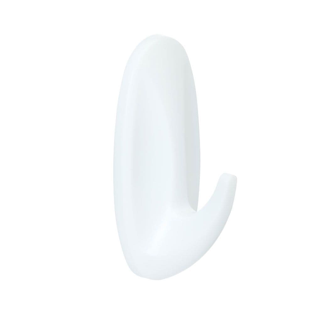 COMMAND GANCHO DE DISEÑO PEQUEÑO, BLANCO, 2 uds + 4 TIRAS, MAX 450 gr
