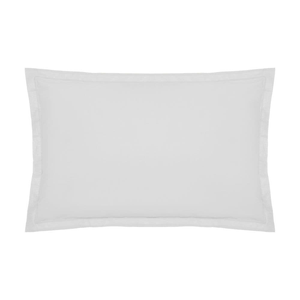 FUNDA DE ALMOHADA ALGODÓN BLANCO 70 x 50 cm