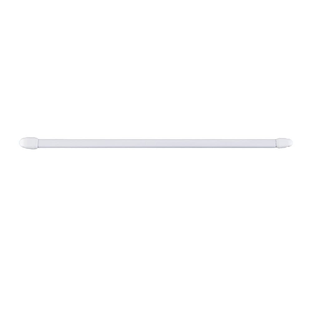 PORTAVISILLO EXTENSIBLE PLANO BLANCO, Ø1,1 x 30 - 45 cm, 2 uds