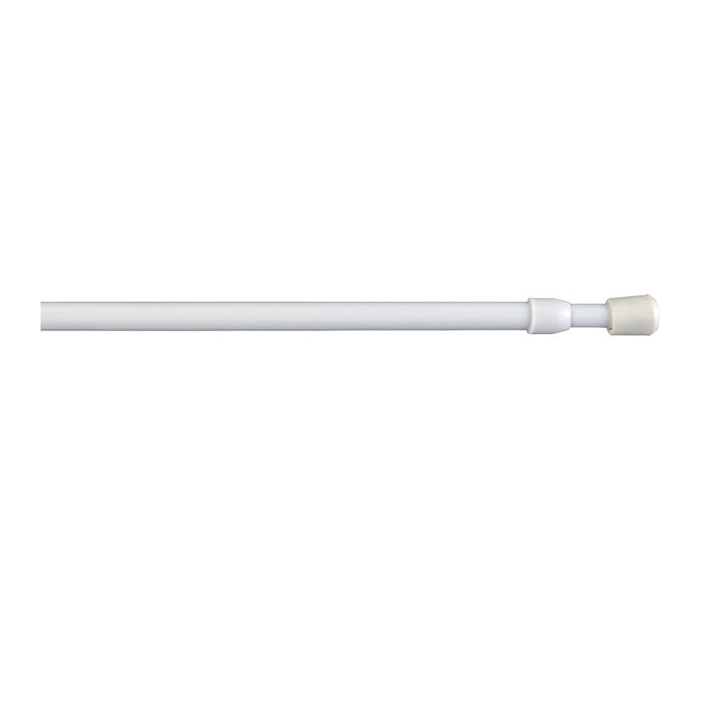 PORTAVISILLO EXTENSIBLE A PRESIÓN ROSCA BLANCO, Ø0,8 x 30 - 45 cm, 2 uds