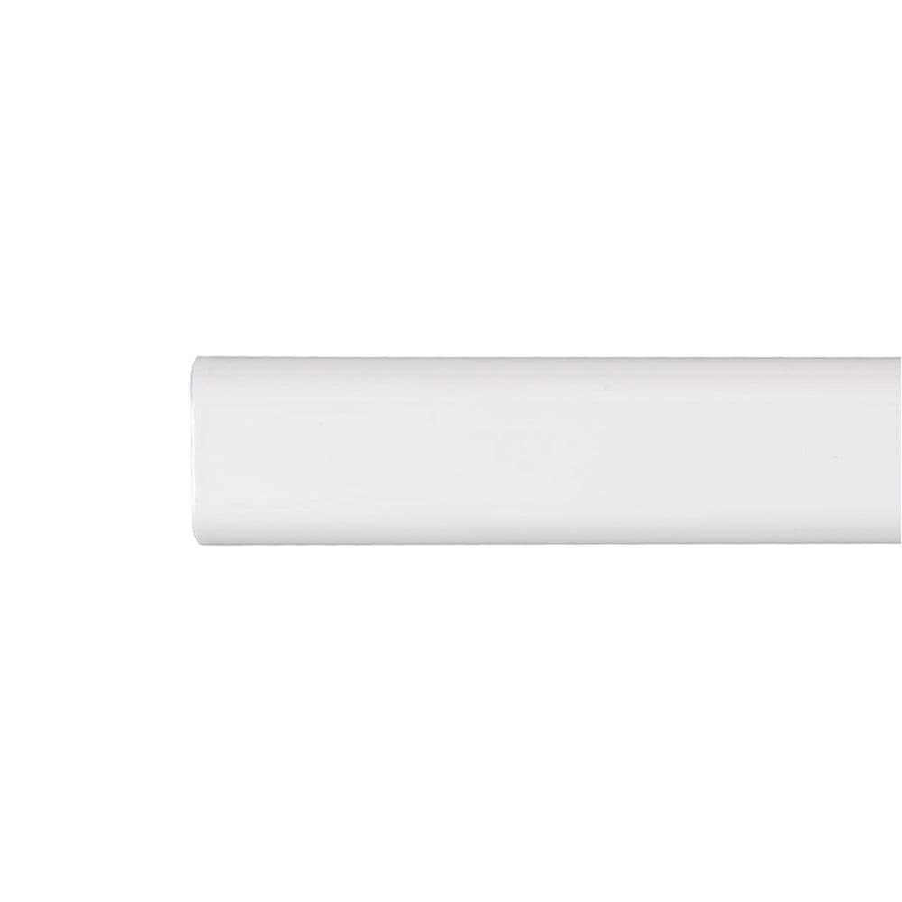BARRA ARMARIO OVALADA METAL BLANCO 150CM CINTACOR - STORPLANET