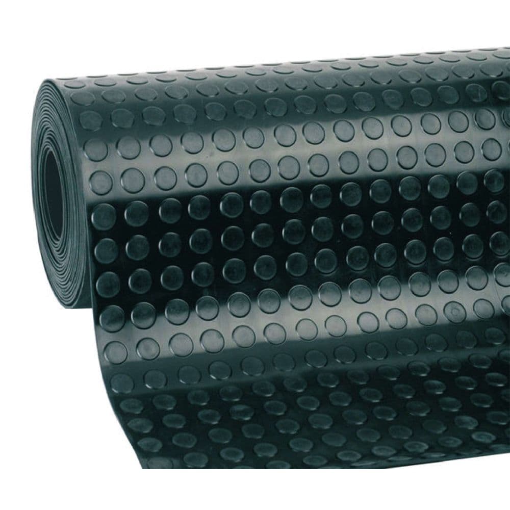 ALFOMBRA CAUCHO-GOMA CÍRCULOS 1 x 10 m