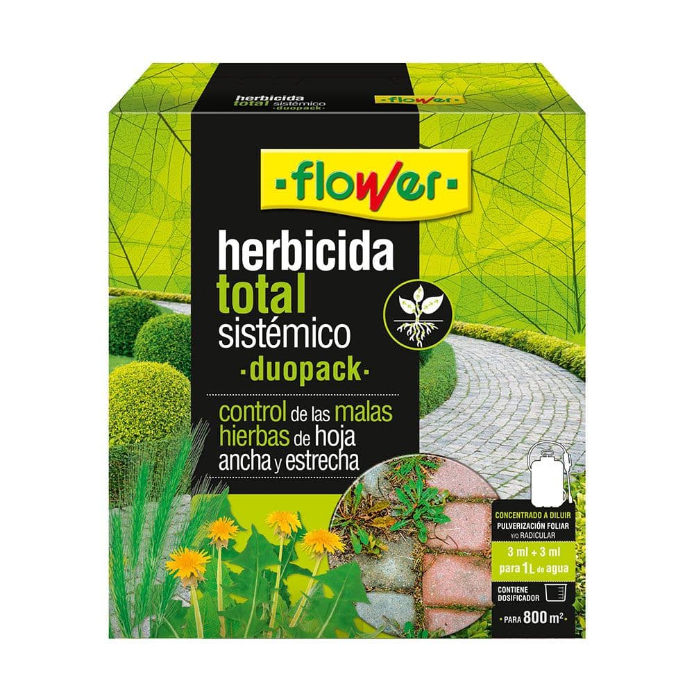 HERBICIDA TOTAL SISTÉMICO DUOPACK 100 ml + 100 ml
