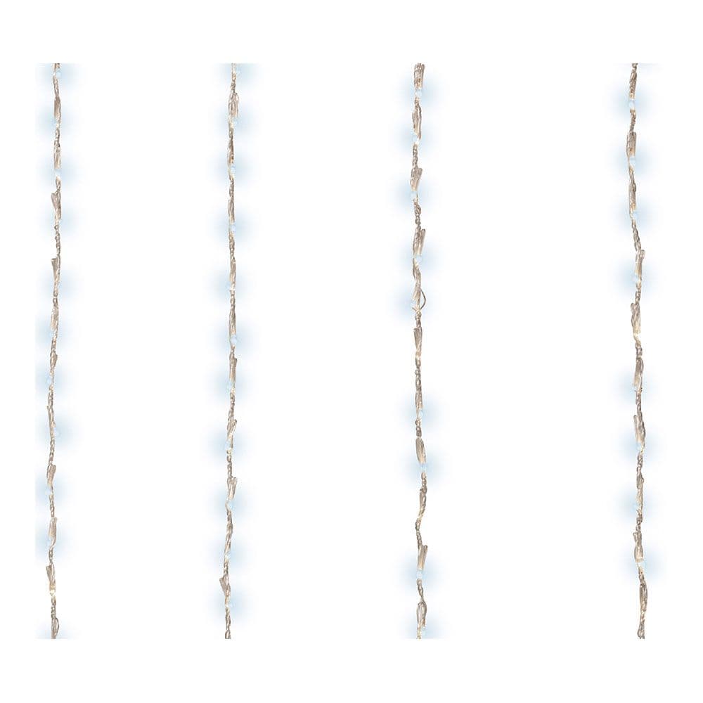 CORTINA DE LEDS PARA BALCON EXTERIOR BLANCO FRIO 2x1m 220 LEDS