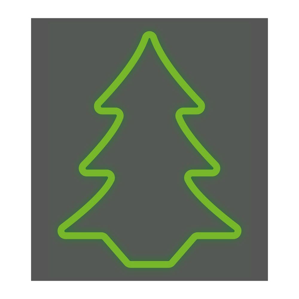 FIGURA FLEXILED ABETO VERDE 62 cm