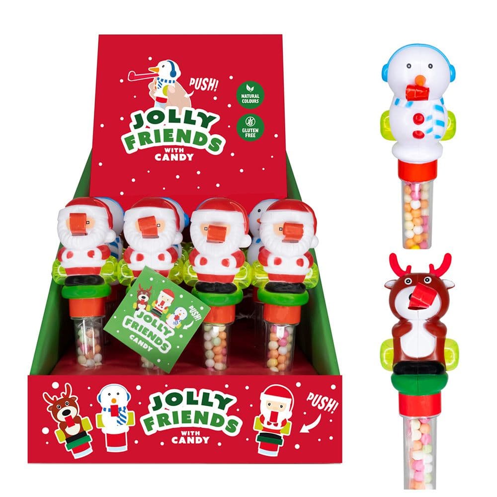 MUÑECO QUE ESTIRA LA LENGUA, CON CARAMELOS