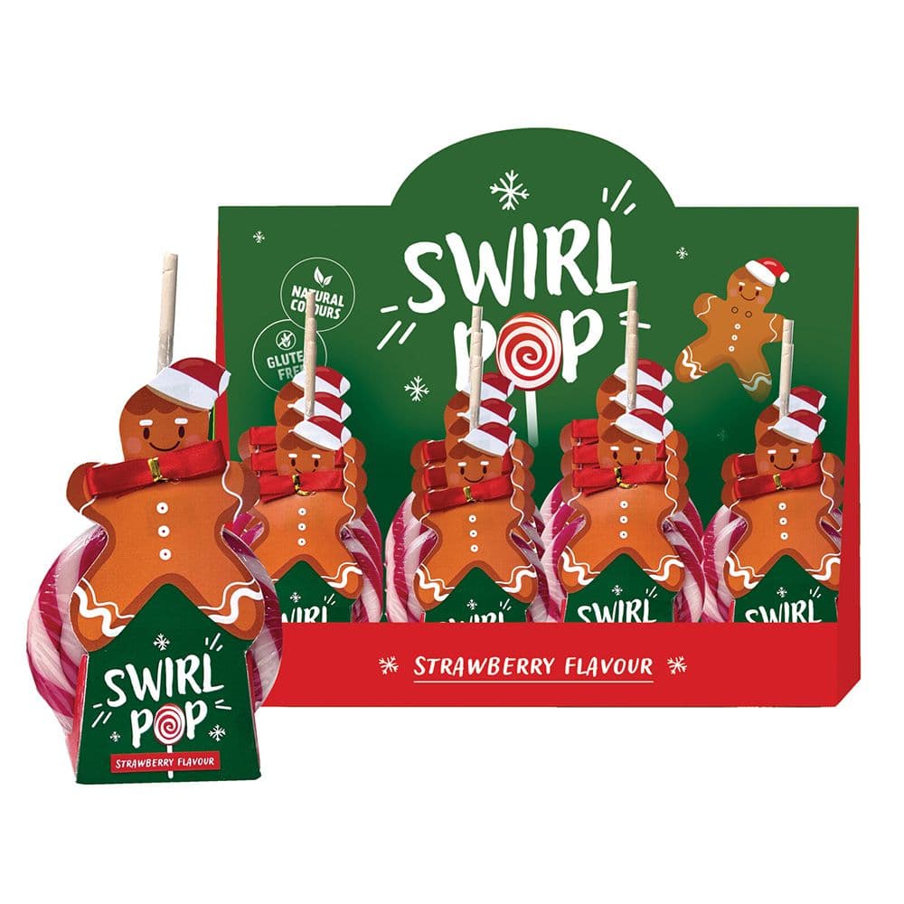 PIRULETA ESPIRAL SABOR FRESA, SIN GLUTEN. 90GR.