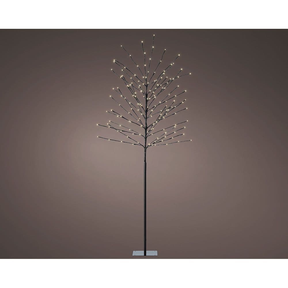 ÁRBOL ILUMINADO EXTERIOR 160 LEDS LUZ CÁLIDA Ø70 cm x 1,80 m