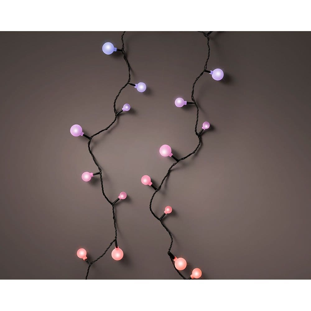 GUIRNALDA CHERRY 120 LEDS DE TRES MEDIDAS MULTICOLOR EXTERIOR 9 m
