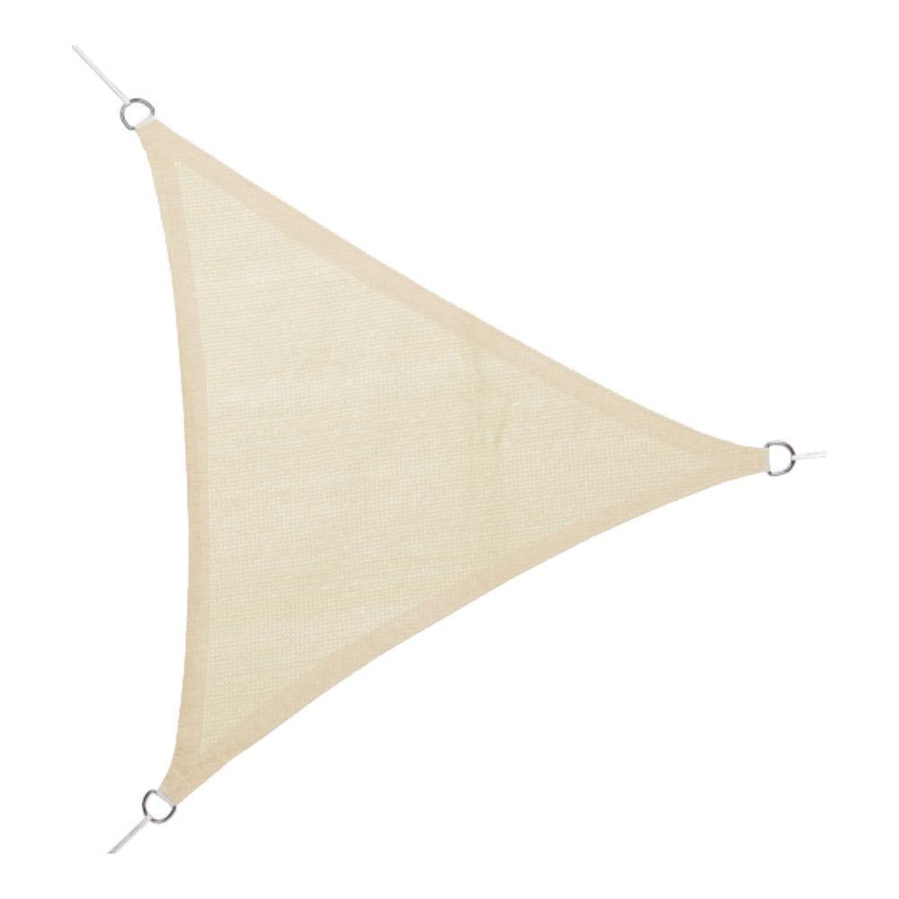 TOLDO VELA TRIANGULAR BEIGE 3,6 x 3,6 x 3,6 m