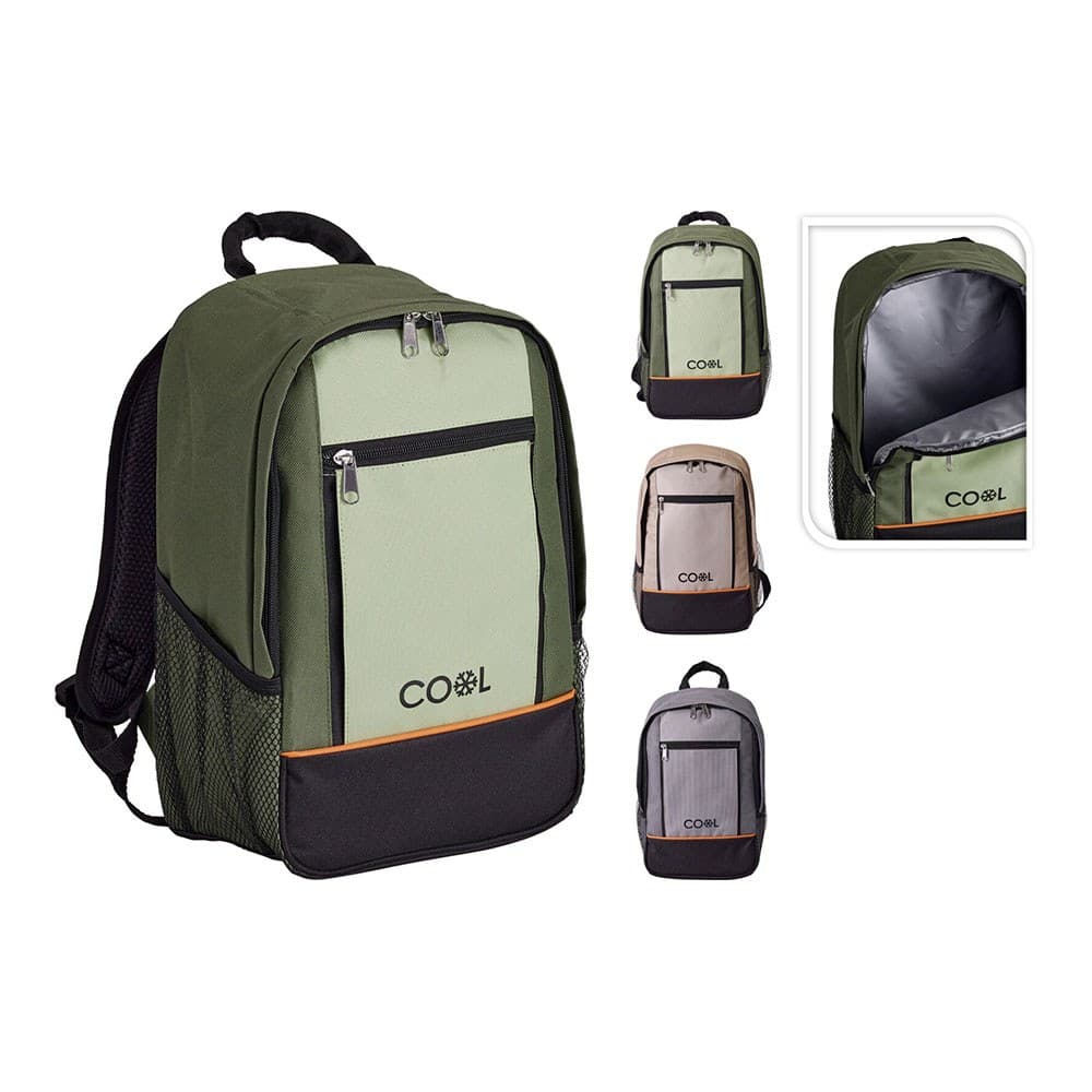 NEVERA TIPO MOCHILA 10 l, COLORES SURTIDOS 23 x 15 x 36 cm