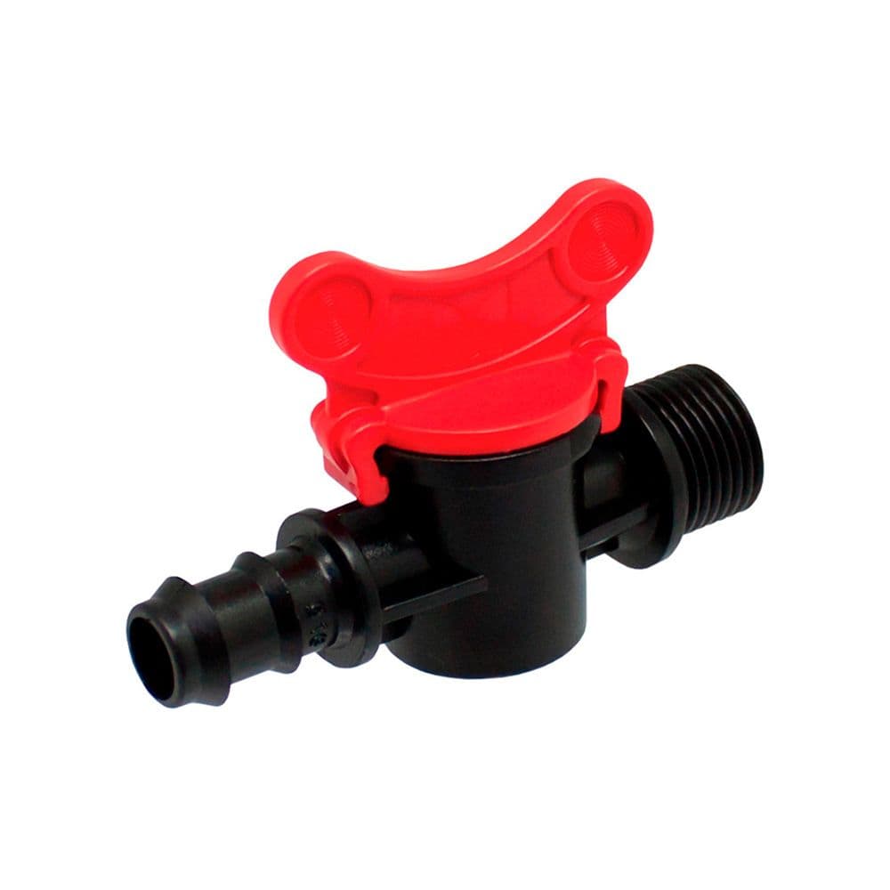 VÁLVULAS DE TUBO Ø16 mm A ROSCA ½ pulg, 2 uds