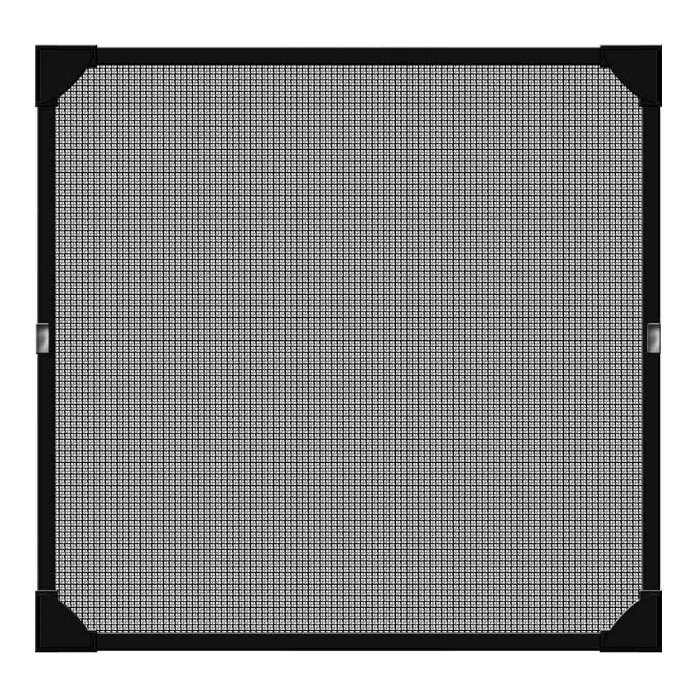 MOSQUITERA CON MARCO MAGNÉTICO, ANTRACITA, 100 x 120 cm