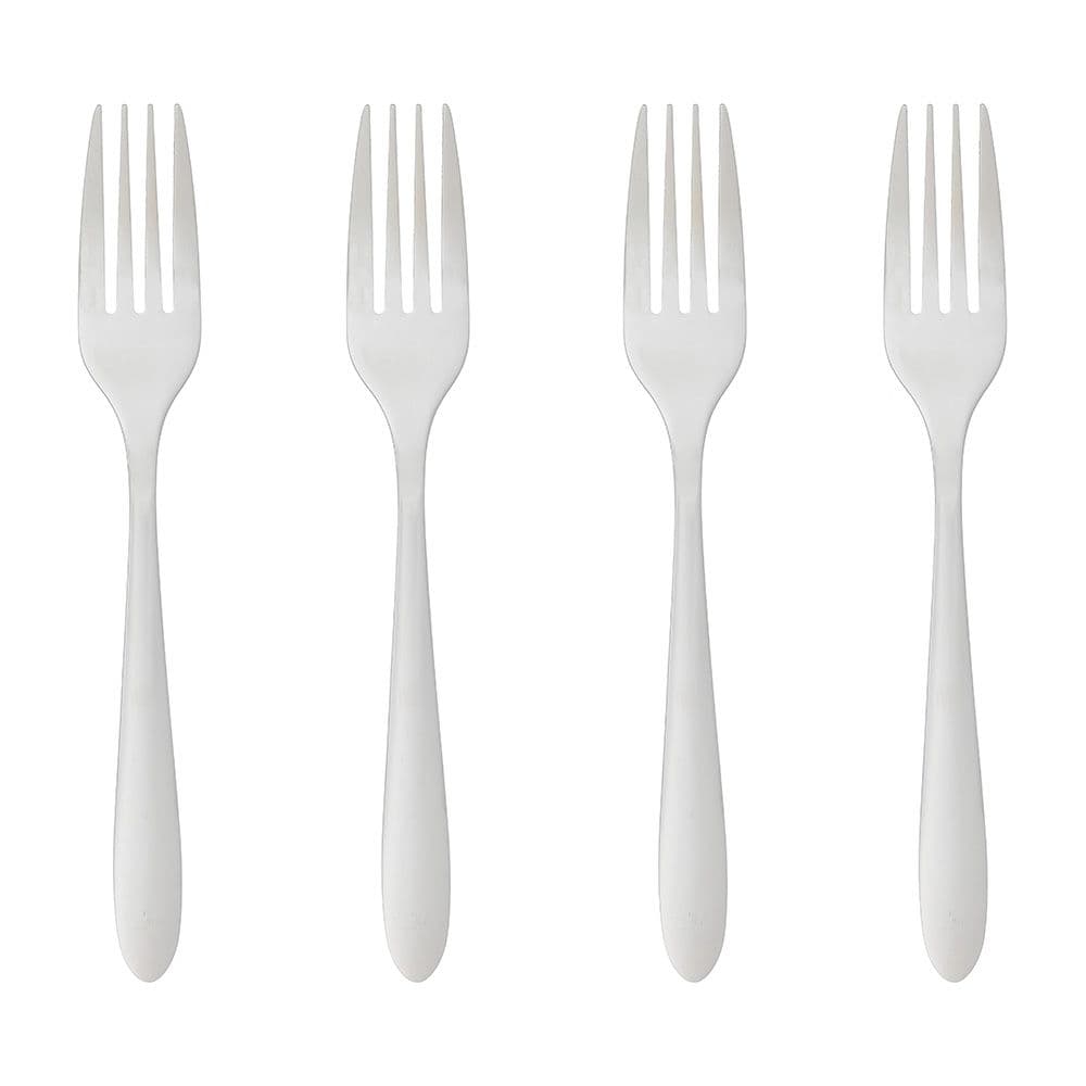 ULT. UNIDADES JUEGO DE 4 TENEDORES ACERO INOX 20cm