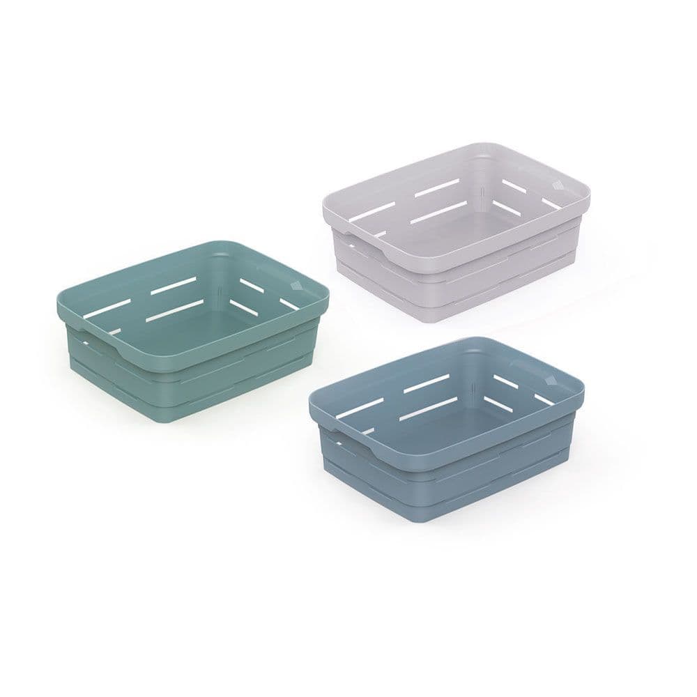 CESTO PARA ROPA 1,5 l, COLORES SURTIDOS 18,4 x 13,6 x 6 cm