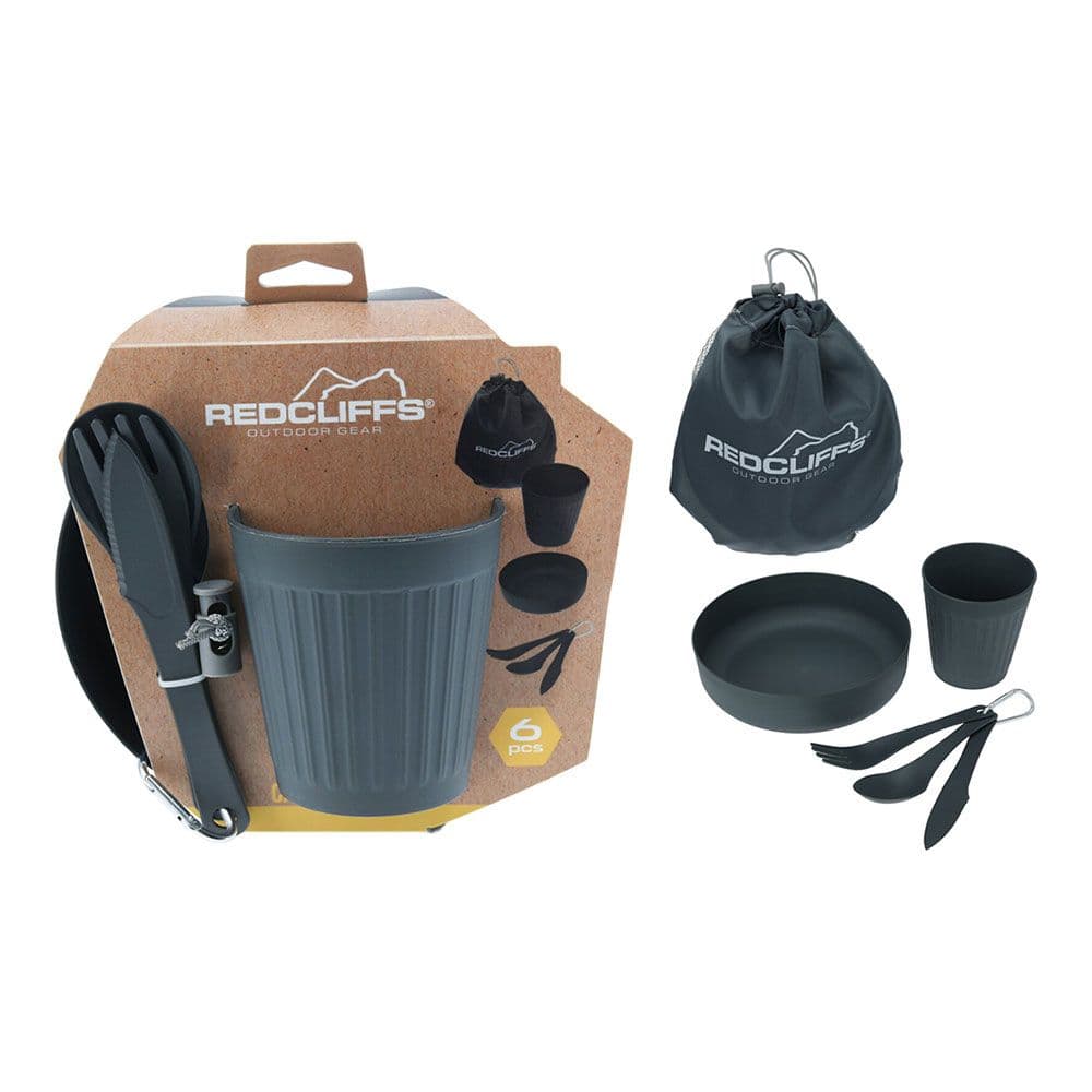 VAJILLA PARA CAMPING 6 PIEZAS