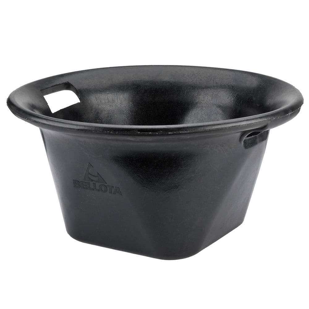 CUBO NORTEÑO 13 L DE CAUCHO RESISTENTE NEGRO.