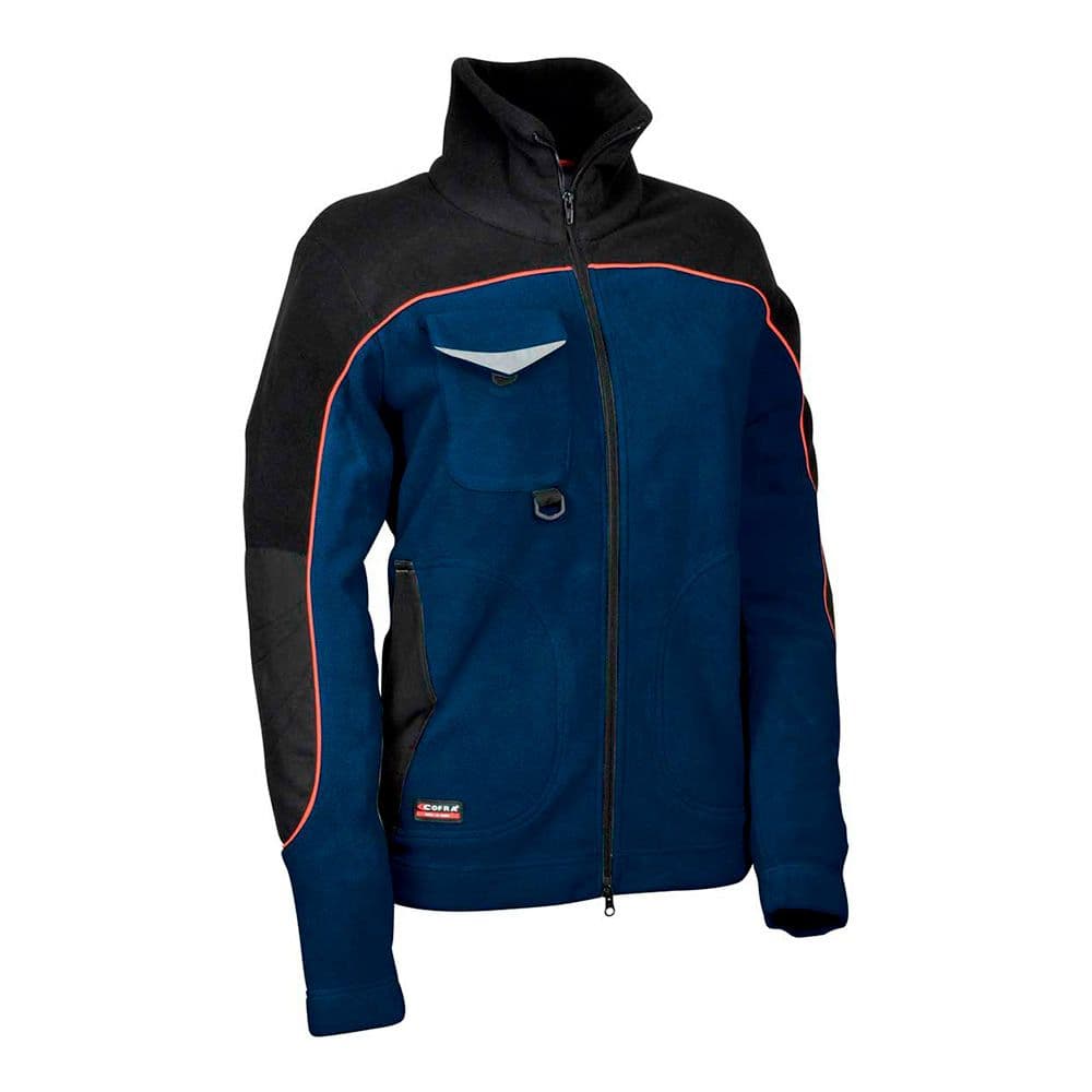 CAZADORA WOMAN FORRO POLAR RIDER AZUL MARINO NEGRO TALLA S