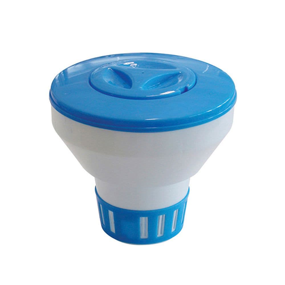 DISPENSADOR FLOTANTE DE QUÍMICOS EN PASTILLAS O GRANULADO, Ø22,5 x 20 cm