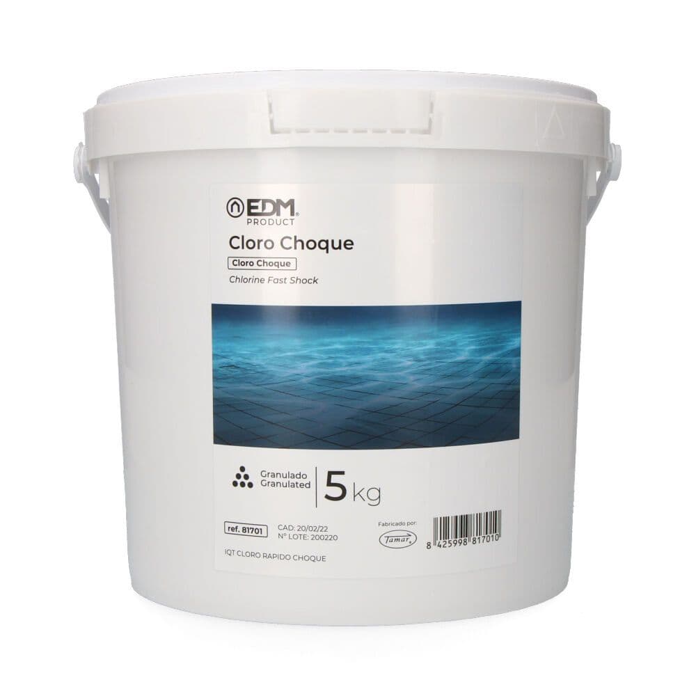 CLORO DE CHOQUE GRANULADO, BOTE 5 kg