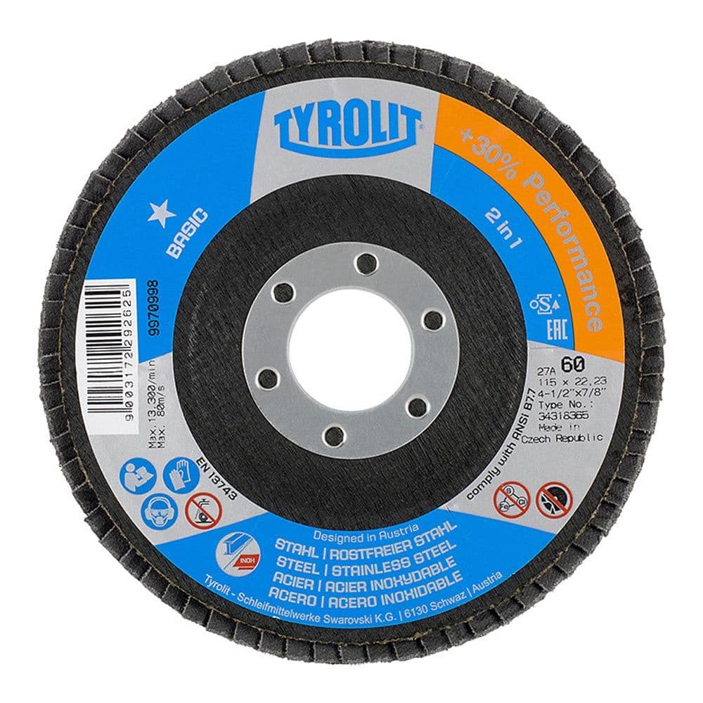 DISCO LÁMINAS 27CLA Ø115 x 22,23 mm