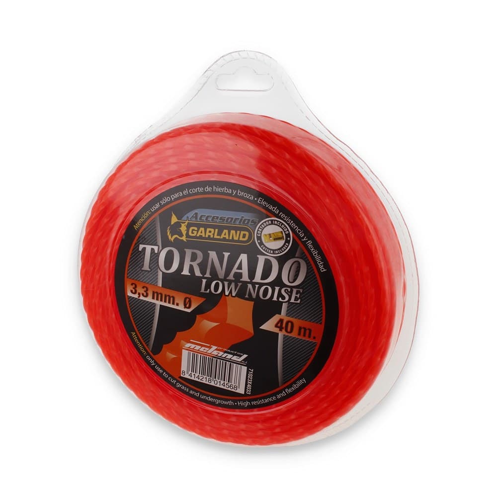 HILO PARA DESBROZADORA, CUADRADO, Ø 3,3 mm, DISPENSADOR 40 m