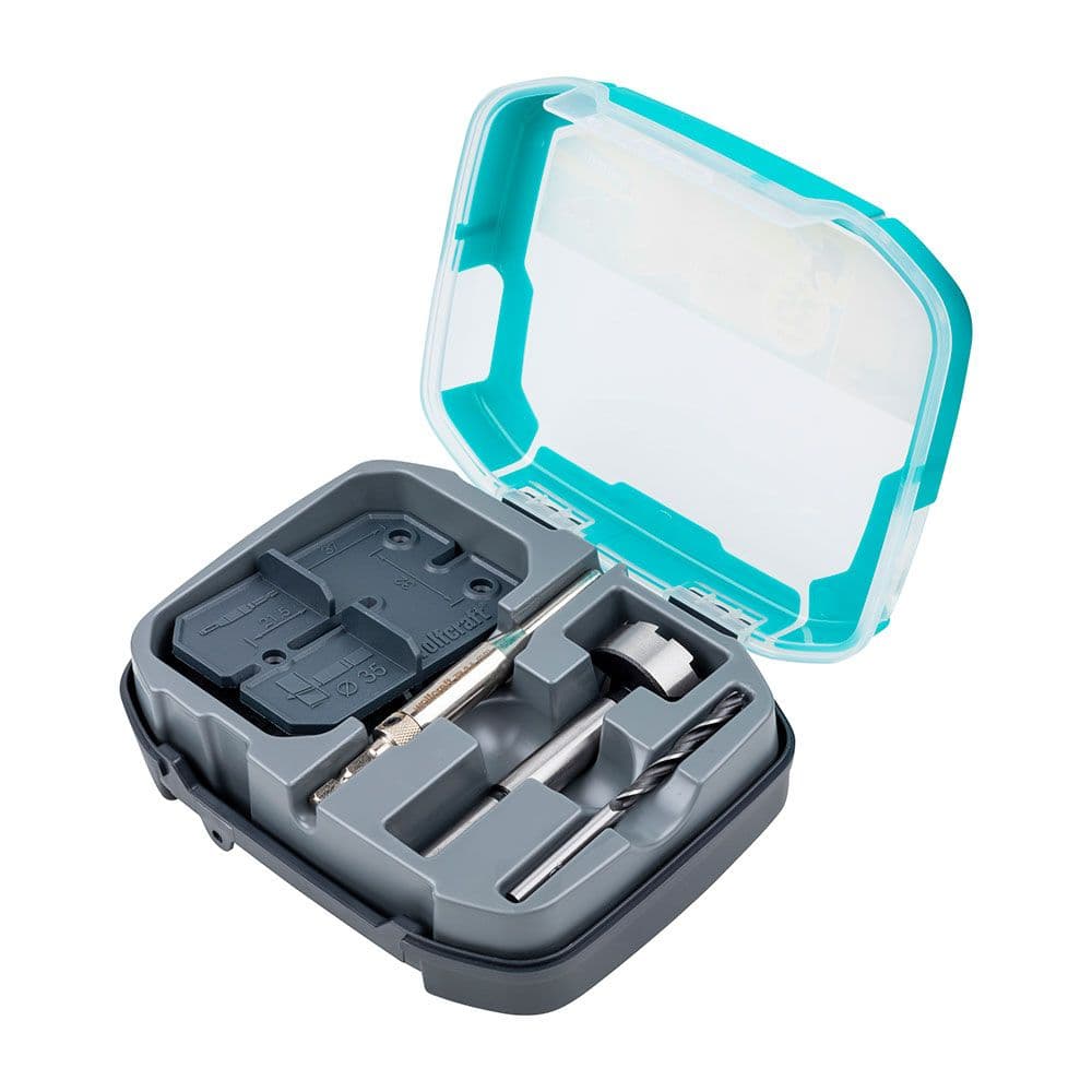 SET INSTALACIÓN DE BISAGRAS Ø35 mm, 5 PIEZAS