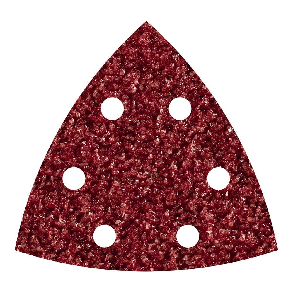 HOJAS ABRASIVAS ADHESIVAS DE CORINDÓN, 95 mm, GRANO 40 DELTA, SET 5 uds