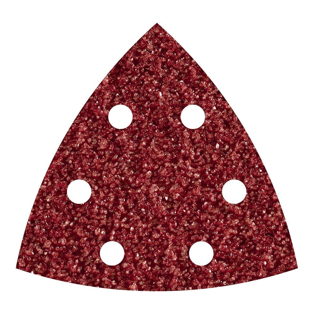 HOJAS ABRASIVAS ADHESIVAS DE CORINDÓN, 95 mm, GRANO 60 DELTA, SET 5 uds