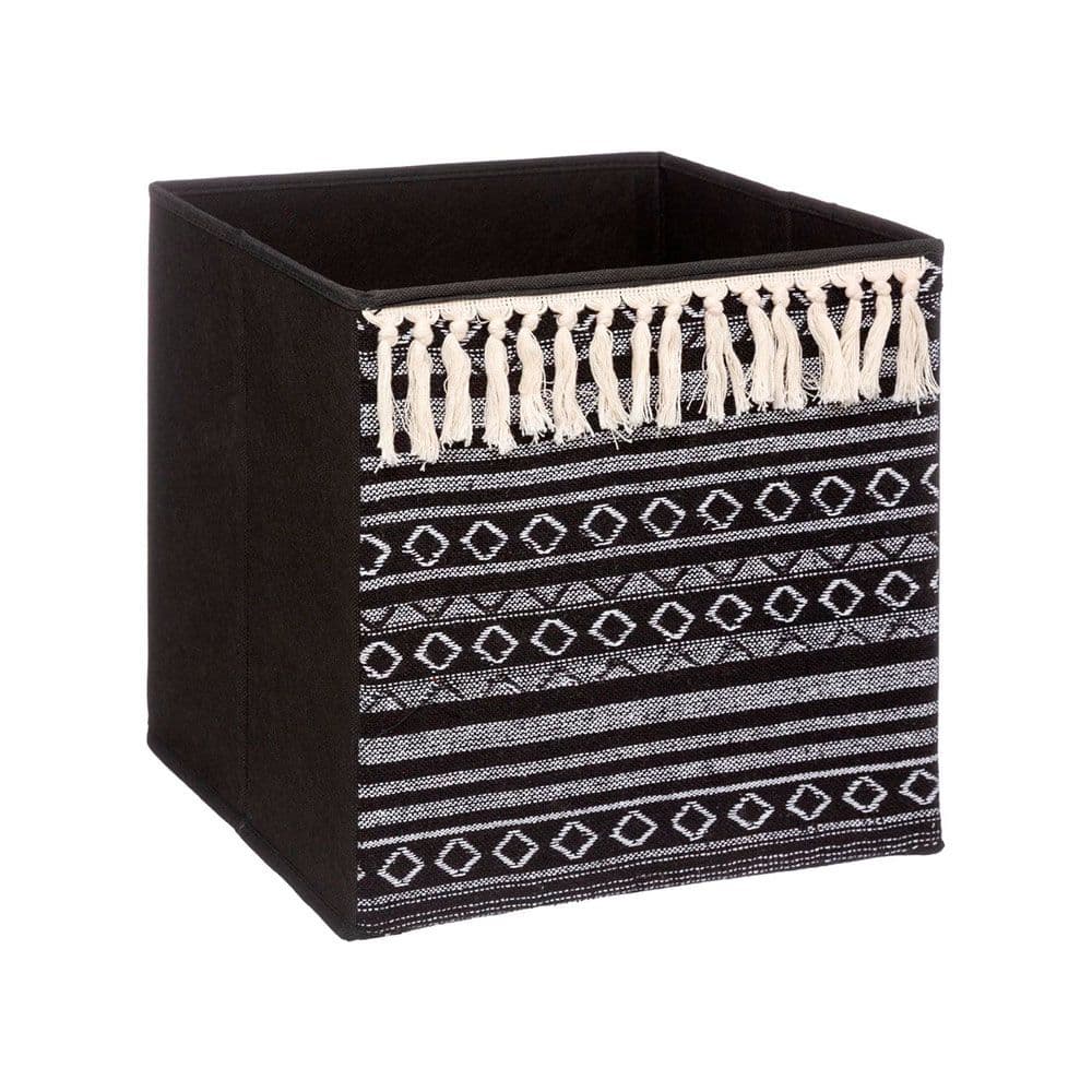 CESTA ORGANIZADORA COLECCIÓN 'ETNIC' 31 x 31 x 31 cm