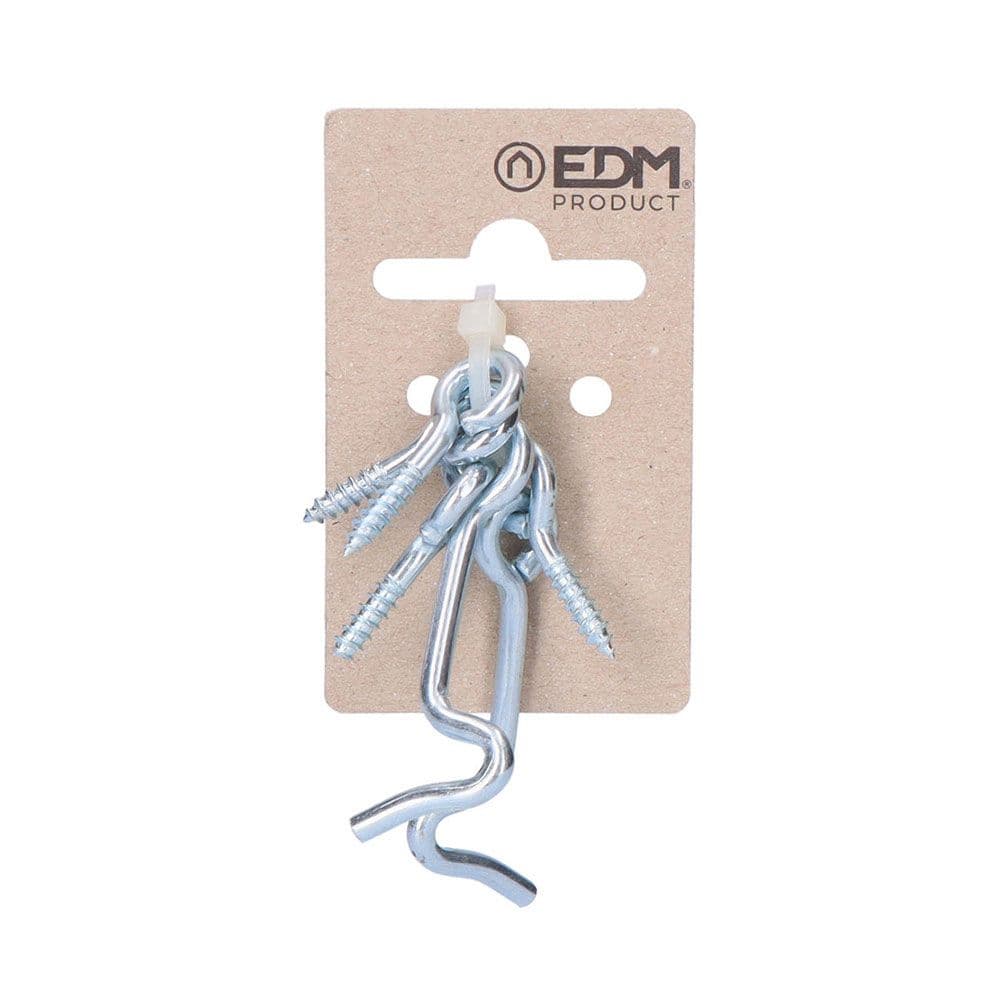 2 ALDABILLAS DOBLE HEMBRILLA 50 mm ZINC