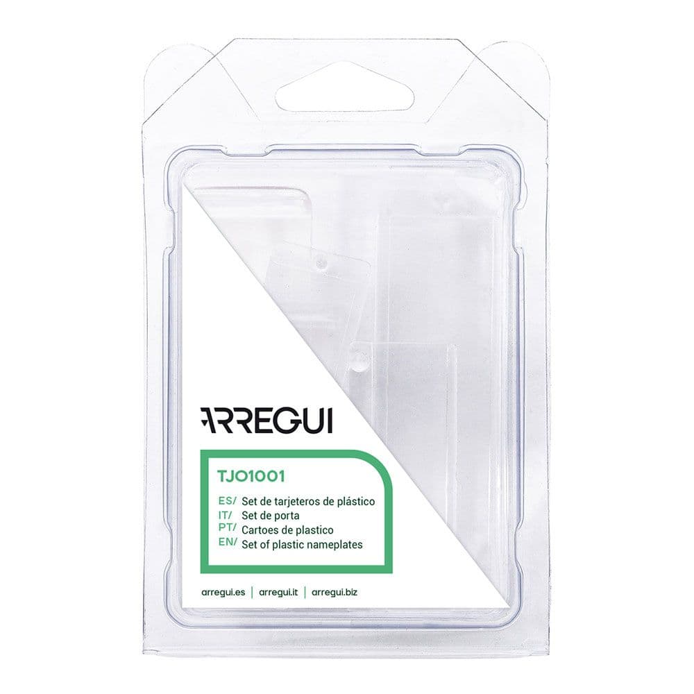 TARJETERO TJO1001 PARA BUZONES ARREGUI, CONJUNTO 7 piezas