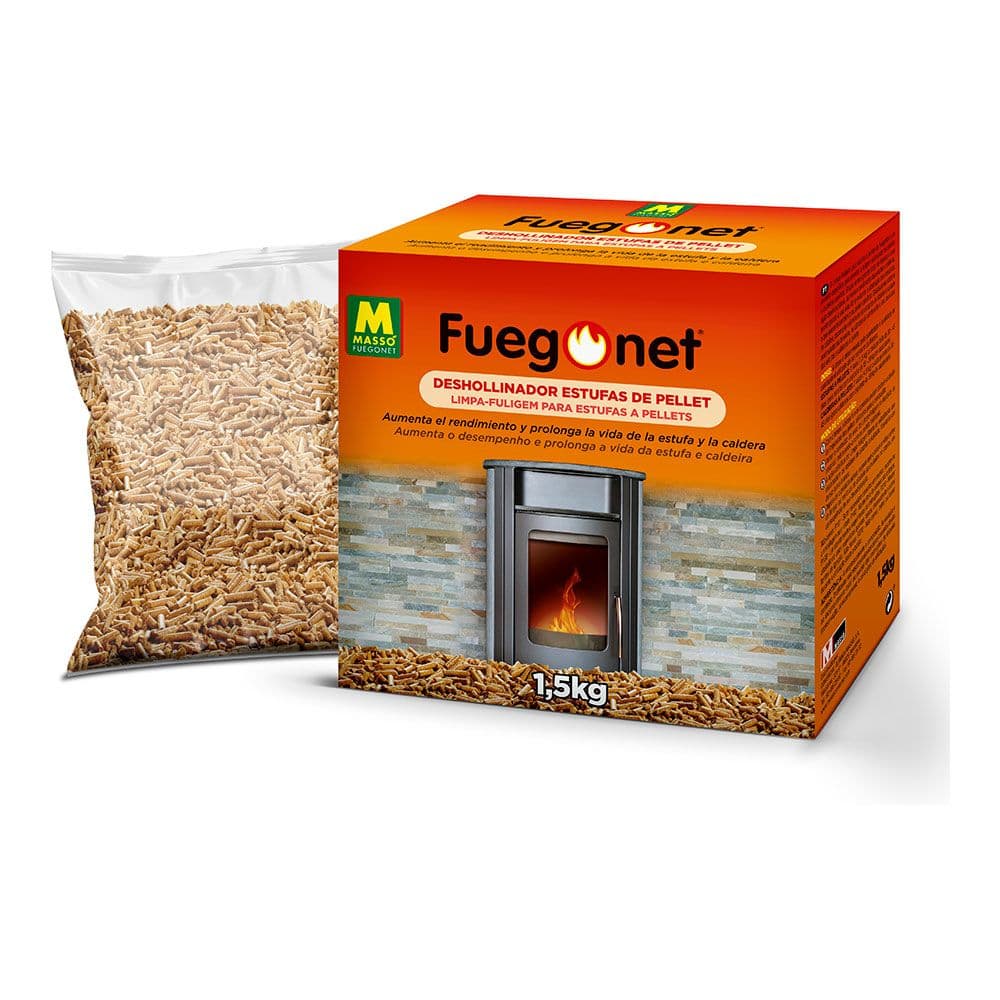 DESHOLLINADOR PARA ESTUFAS DE PELLET FUEGONET 1,5 kg