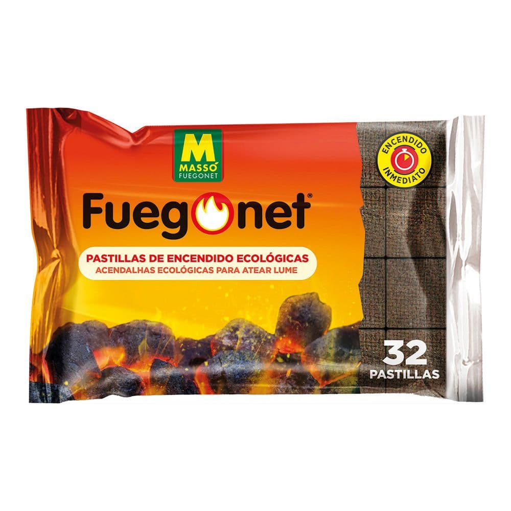 PASTILLAS DE ENCENDIDO ECOLOGICAS, 24 + 8 uds