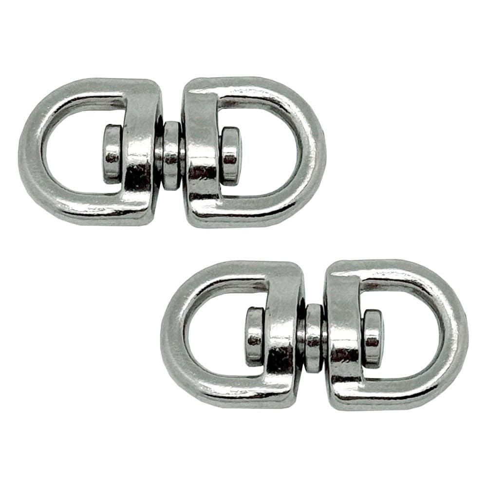 ANILLA GIRATORIA AP12, ACERO NÍQUELADO, 10 mm, 3/8". 2 unidades