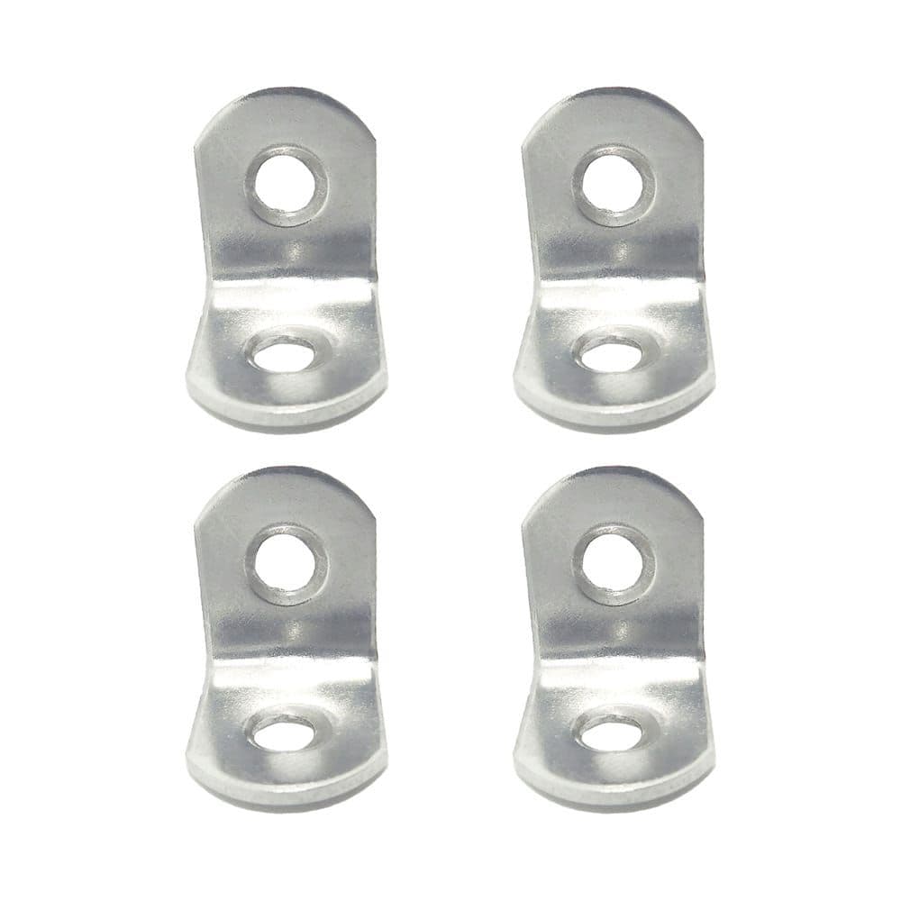 ÁNGULO REFUERZO AN24, ACERO INOXIDABLE, 20 x 20 x 16 mm. 4 unidades