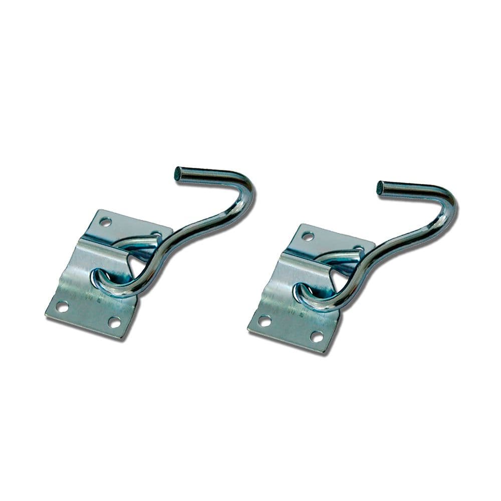 GANCHO MOVIL AP05 CON PLACA 70 x 45 mm ZINCADO, BLISTER 2 uds