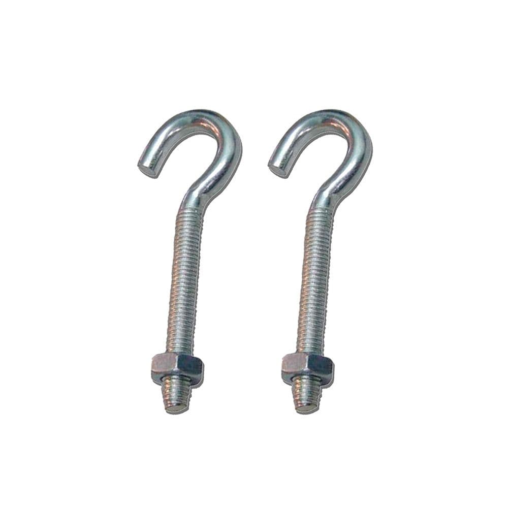 HEMBRILLA ABIERTA CON TUERCA HM02, M6 x 50 mm, ZINCADO, BLISTER 2 uds