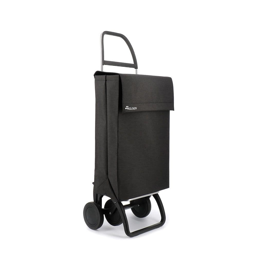 CARRO DE LA COMPRA JEAN TWEED 4 NEGRO