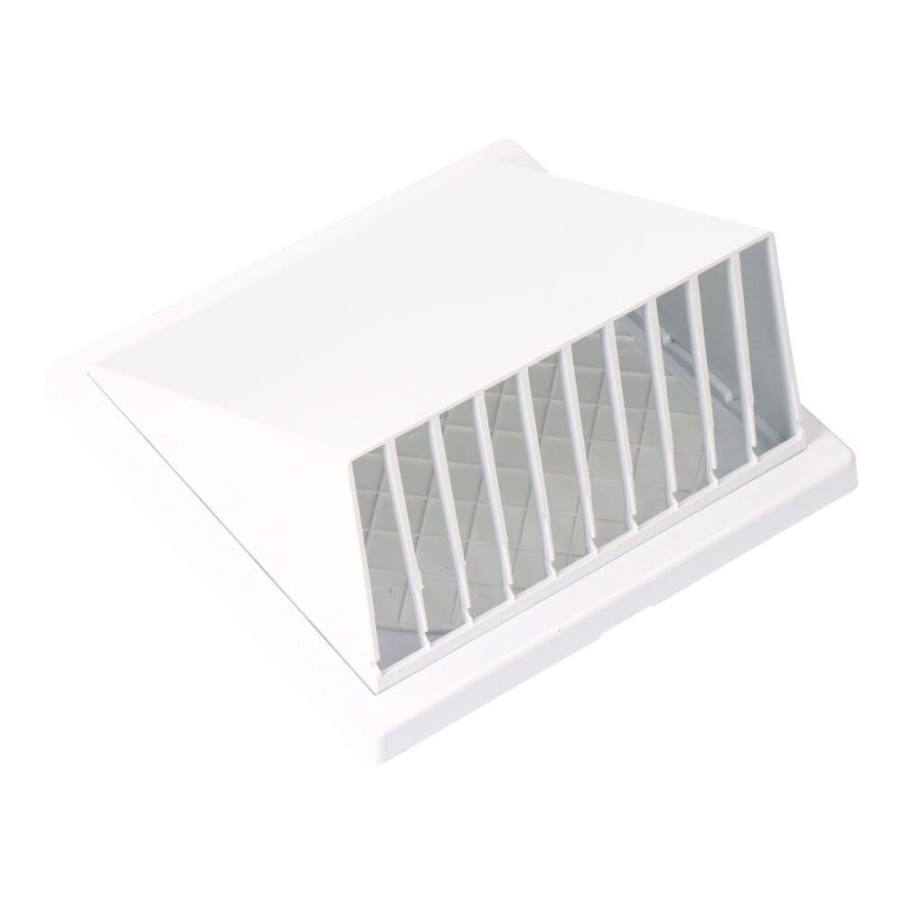 REJILLA VENTILACIÓN CON CAMPANA ABS Ø 100mm BLANCA