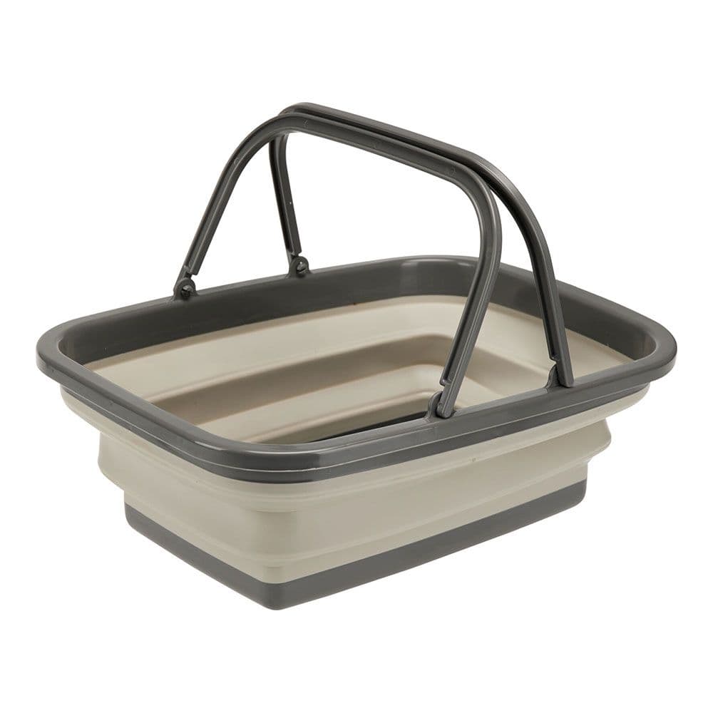 CESTA DE LA COMPRA PLEGABLE, COLORES SURTIDOS, 380 x 285 x 160 mm