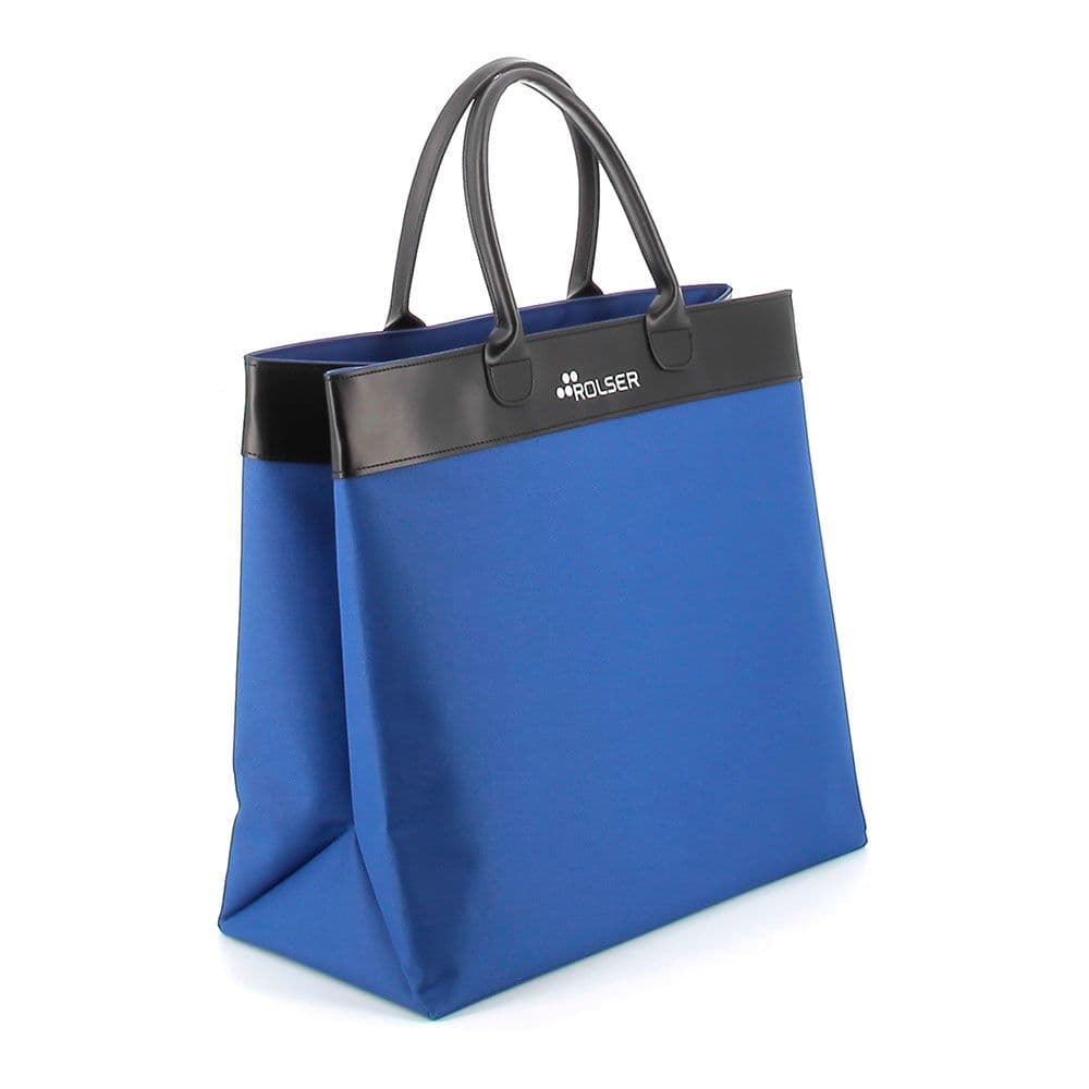 BOLSA DE MANO PARA LA COMPRA DE COLOR AZUL - 380 x 190 x 390 mm