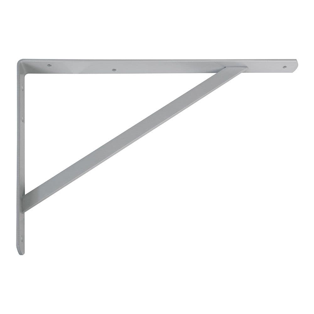 ESCUADRA DE ACERO GRIS METAL (S) 9806 250 x 200 mm