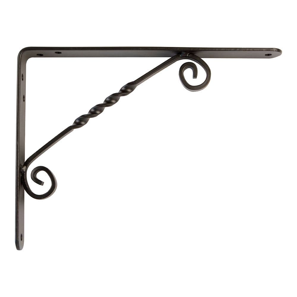 ESCUADRA DE ACERO NEGRO (S) 8837 50 x 125 mm